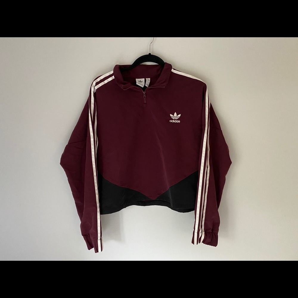 Adidas cropped windbreaker